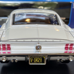 1968 White Ford Mustang GT Cobra Jet back bumper view GTD