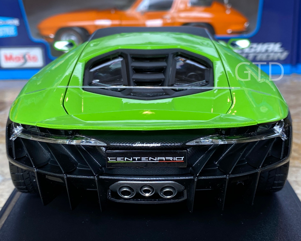 Lamborghini Centenario Green Maisto 1:18 Diecast Metal Model Car Special Edition