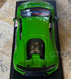 Lamborghini Huracan Performante Green Maisto 1:18 Diecast Metal Model Super Car