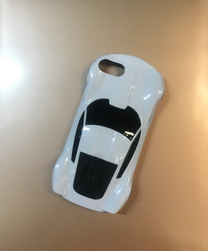 White Corvette Car iPhone Case