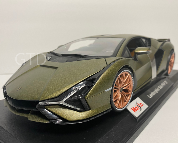 Lamborghini Sian FKP 37 Maisto 1:18 Scale Diecast Model Collectible Sports  Car