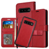 Samsung Vegan Magnetic Wallet Phone Case Red