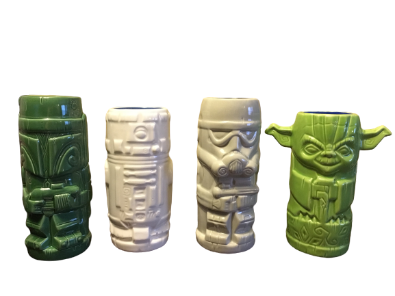 Star Wars Ceramic Tiki Mugs | Officially Licensed Merchandise | Discontinued Disney Tiki Mugs
