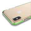 Clear Phone Case with removable Green Border