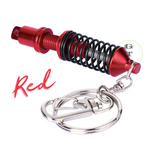 Race Car Adjustable Coilover Spring Key Chain